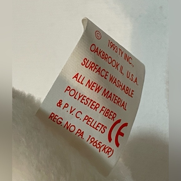 Ty Beanie Babies ORIGINAL Flip The Cat RARE PVC Pellets Retired 
White - Picture 2 of 8